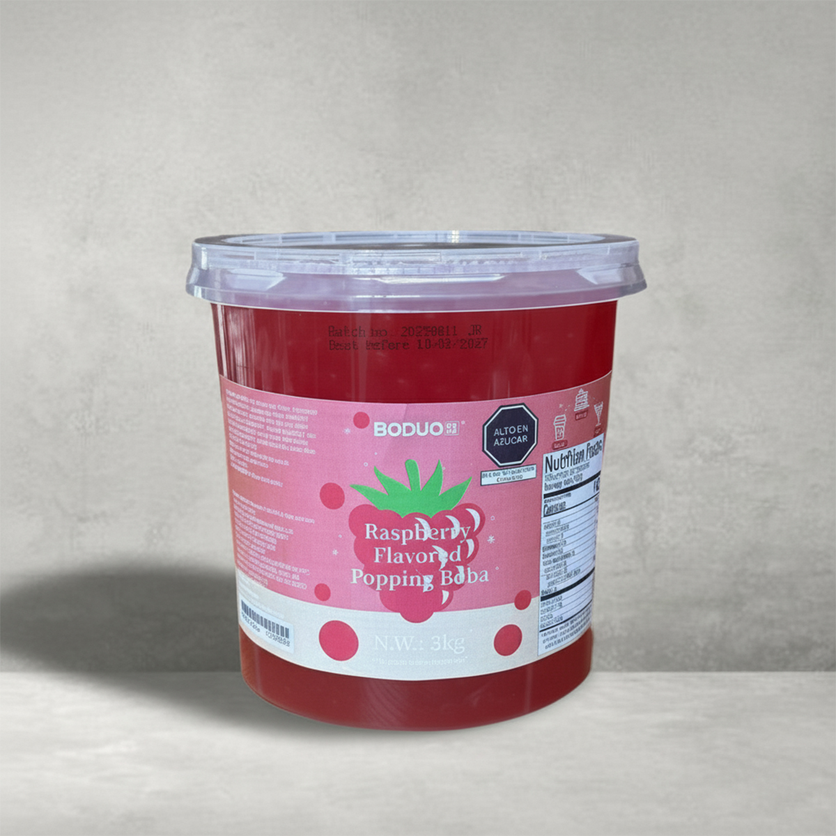 POPPING BOBA FRAMBUESA 1.2 KG